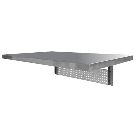 stainless steel wall mounted desk